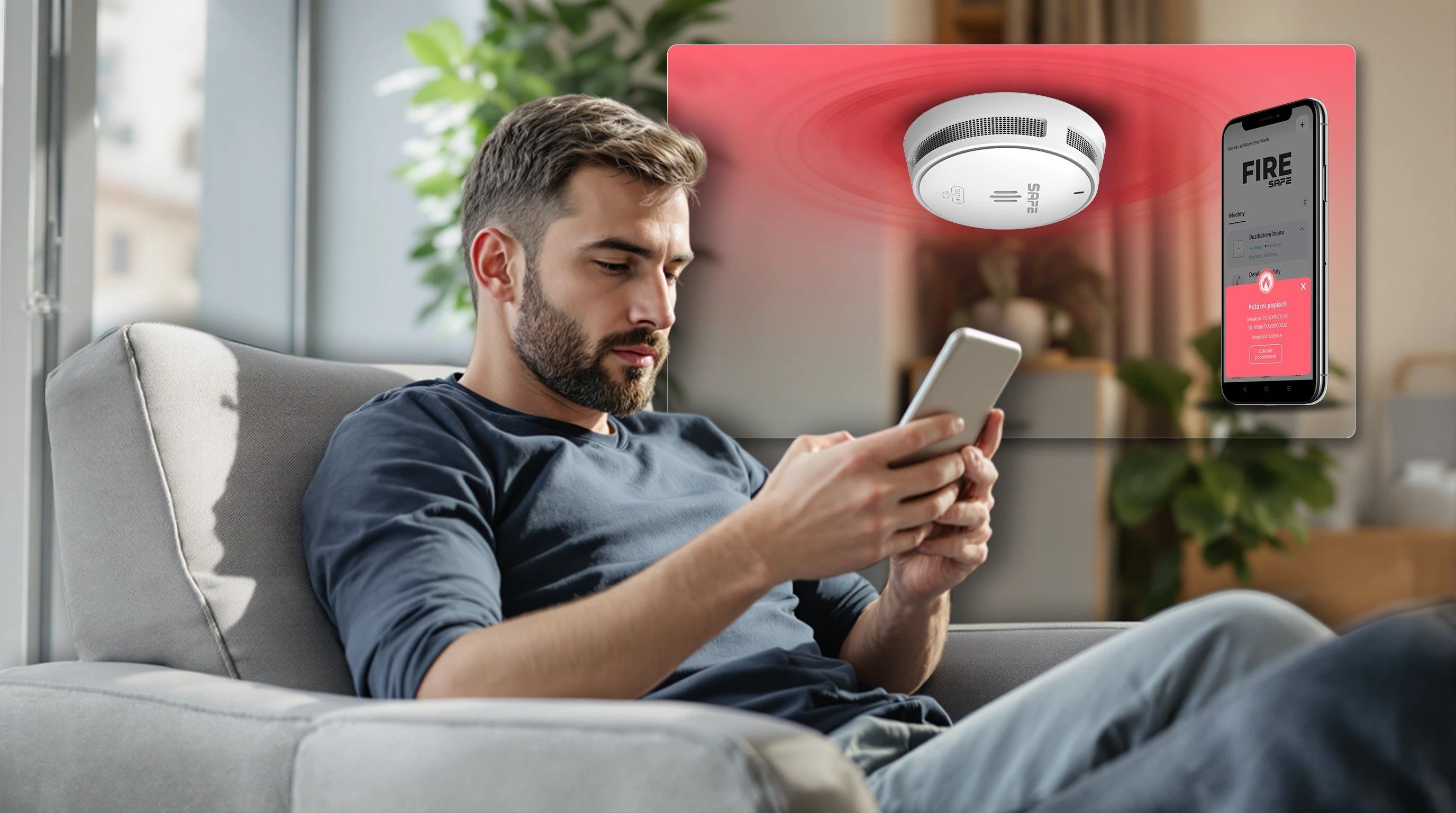 SAFE 10Y30-RF -Wireless Interconnected Smoke FireSafe