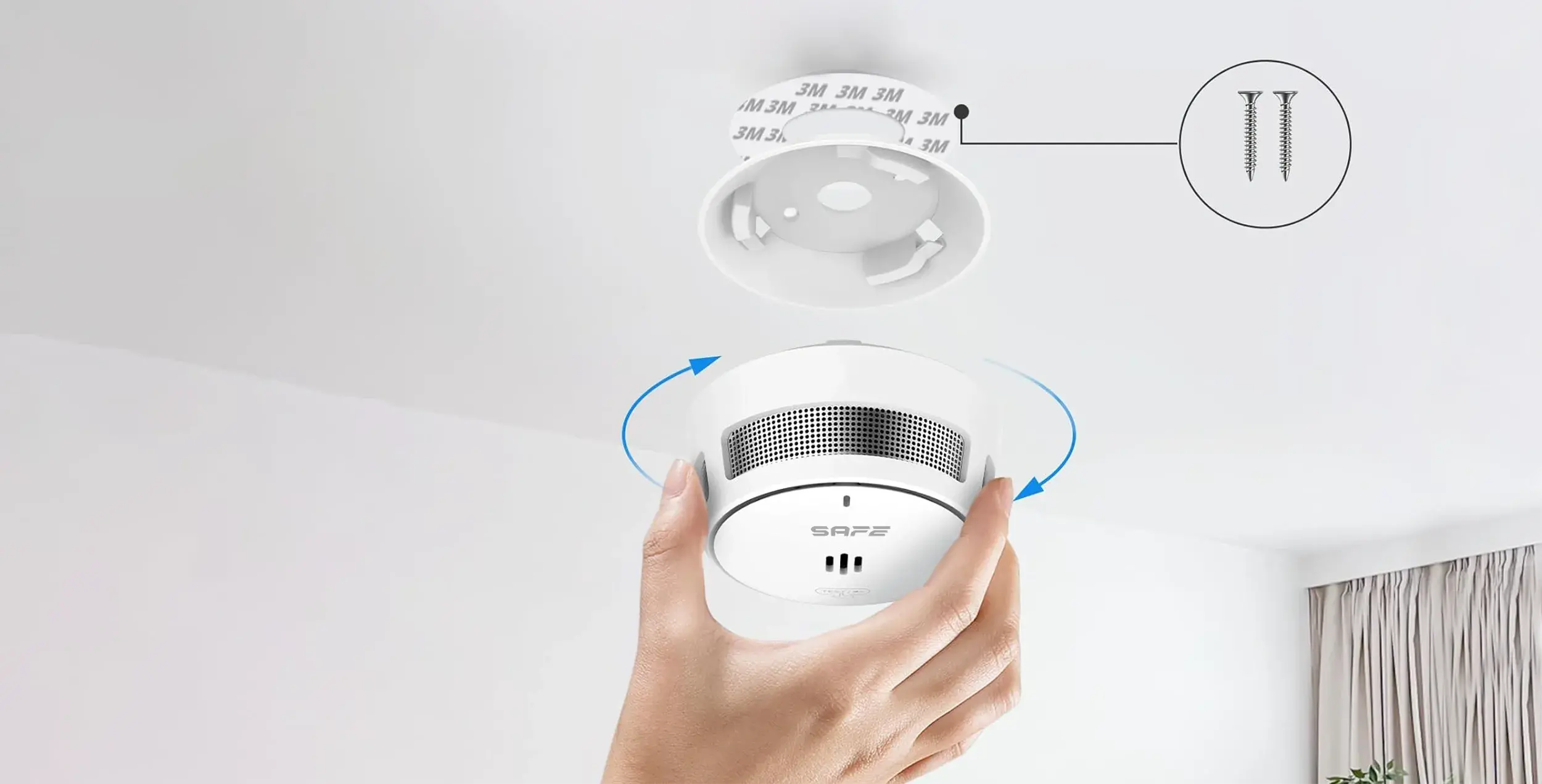 SAFE 10Y30-RF -Wireless Interconnected Smoke FireSafe
