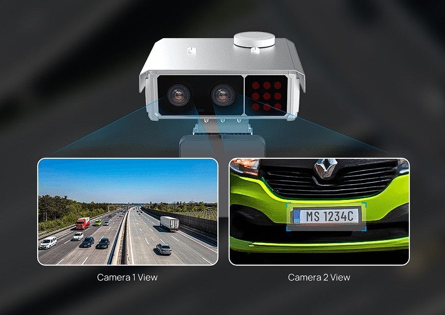 TS5510-GVH/LTE-EU/850 TrafficX Radar ANPR kamera, 15-50mm 5MP/30fps