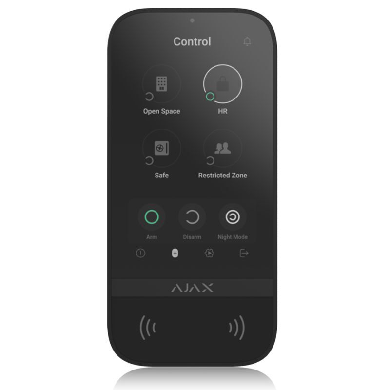 Ajax Superior KeyPad TouchScreen Fibra ASP white