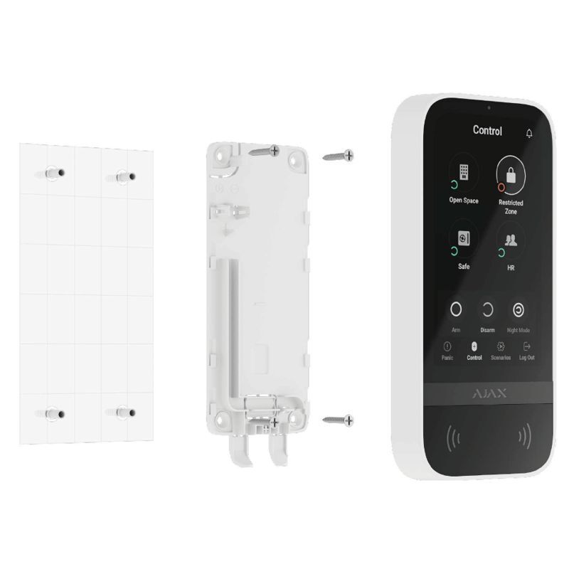 Ajax Superior KeyPad TouchScreen Fibra ASP white