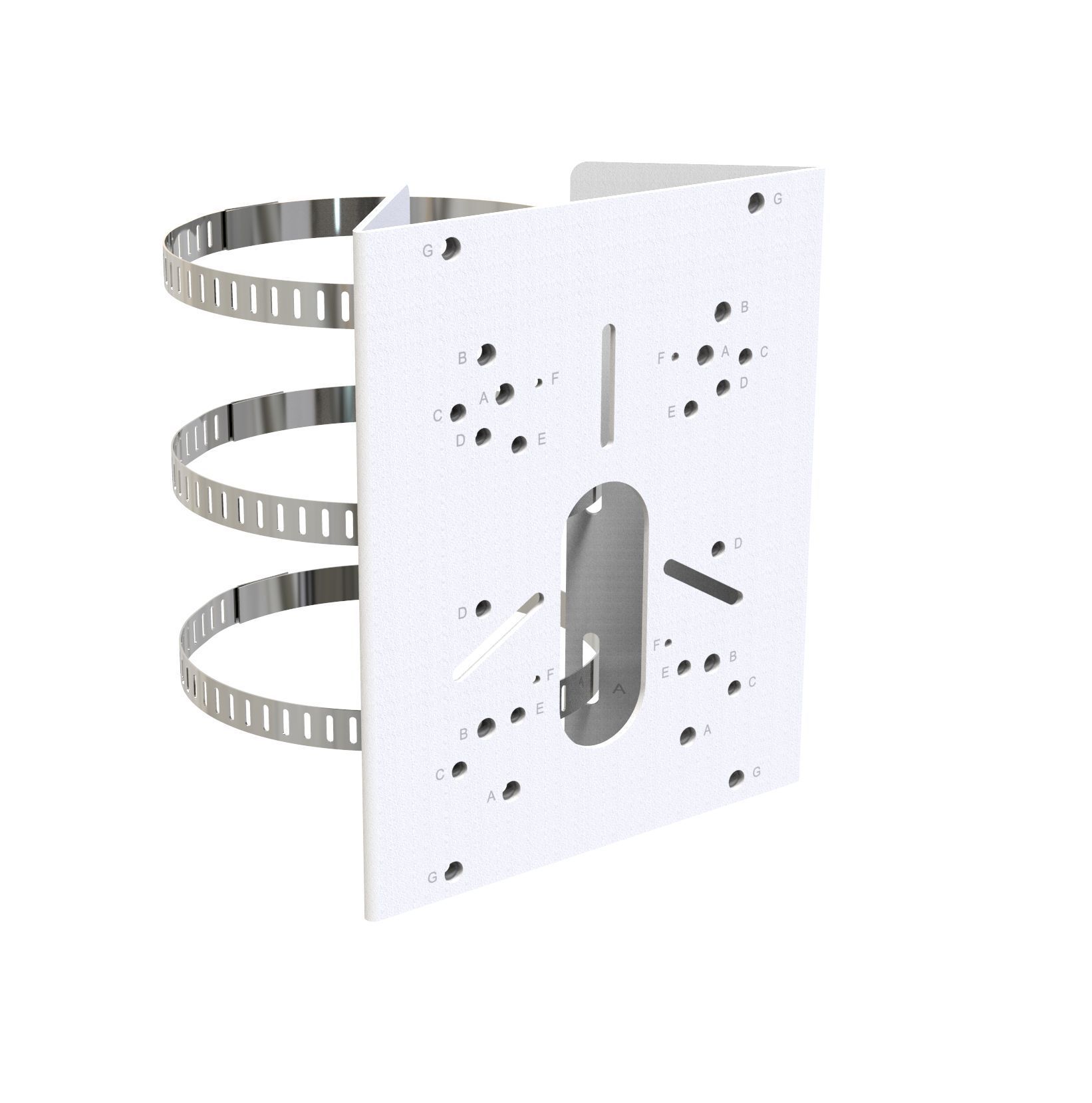 A01V2 Držák na sloup s nerezovou montážní základnou