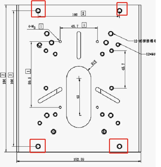 A01V2 Držák na sloup s nerezovou montážní základnou