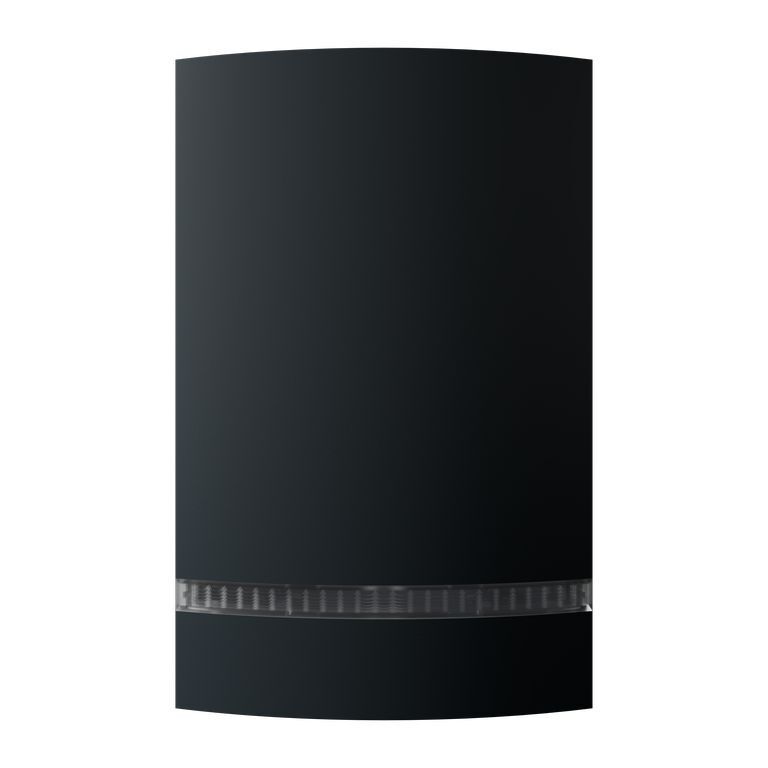 JA-1X2A-C-AN Plastový kryt sirény, antracitový, transparentní světlovod