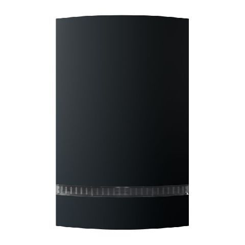 JA-1X2A-C-AN Plastový kryt sirény, antracitový, transparentní světlovod