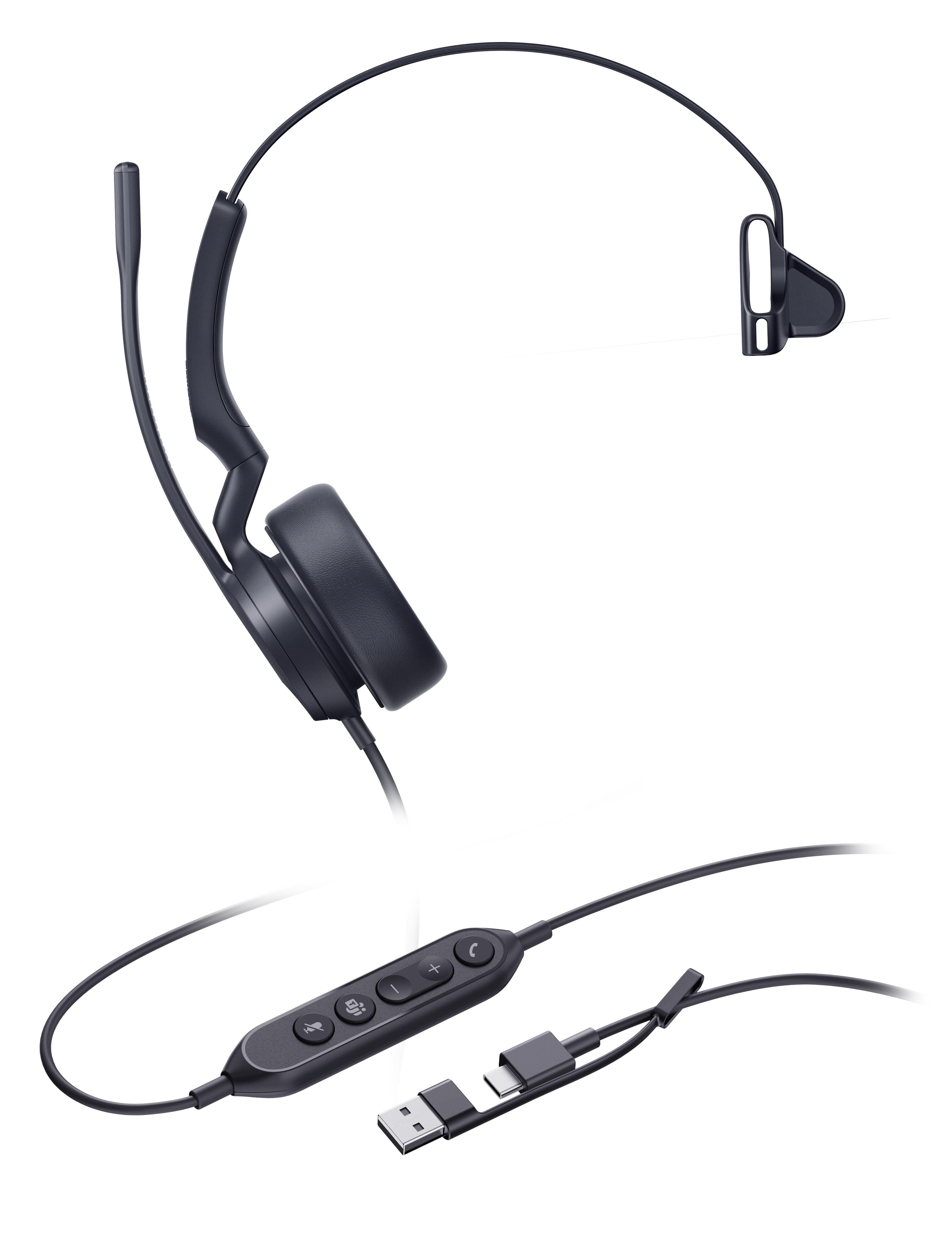 Yealink UH44 Mono Teams USB-C/A