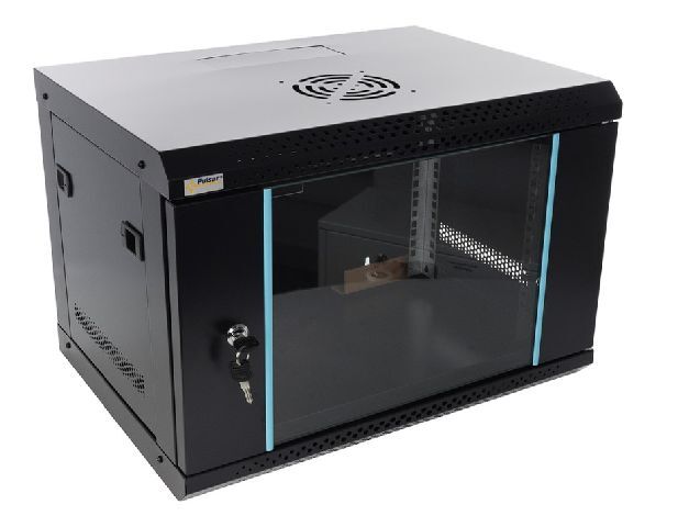 RWA654-B skříň 6U / 19” RACK, nástěnná, černá, 540x400