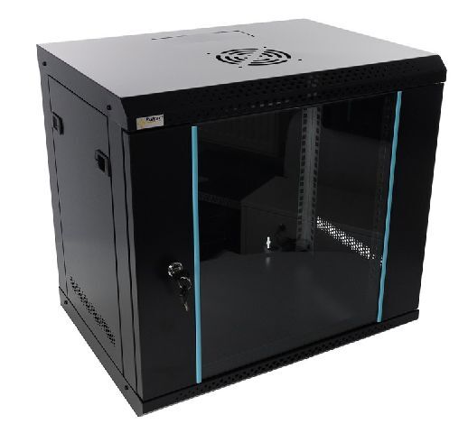 RWA954-B skříň 9U / 19” RACK, nástěnná, černá, 540x400