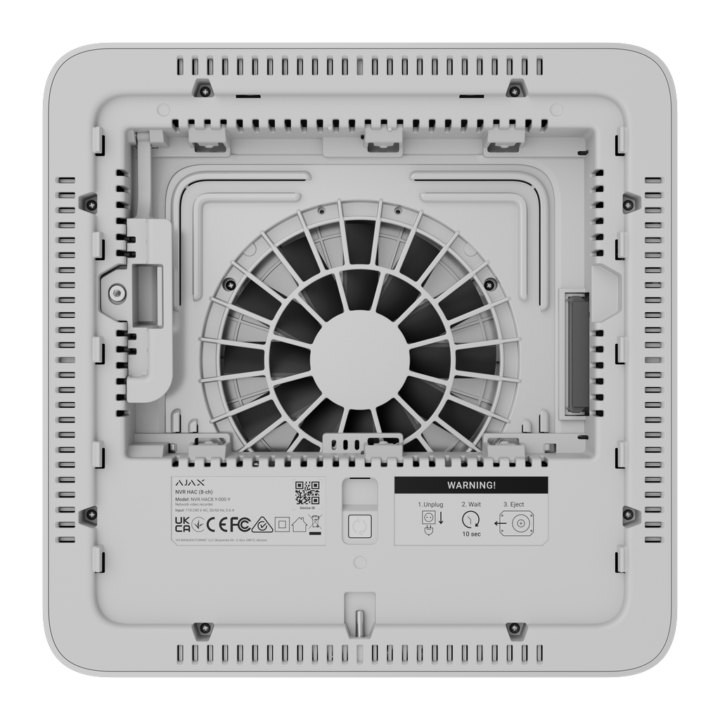 Ajax NVR HAC (8ch) white