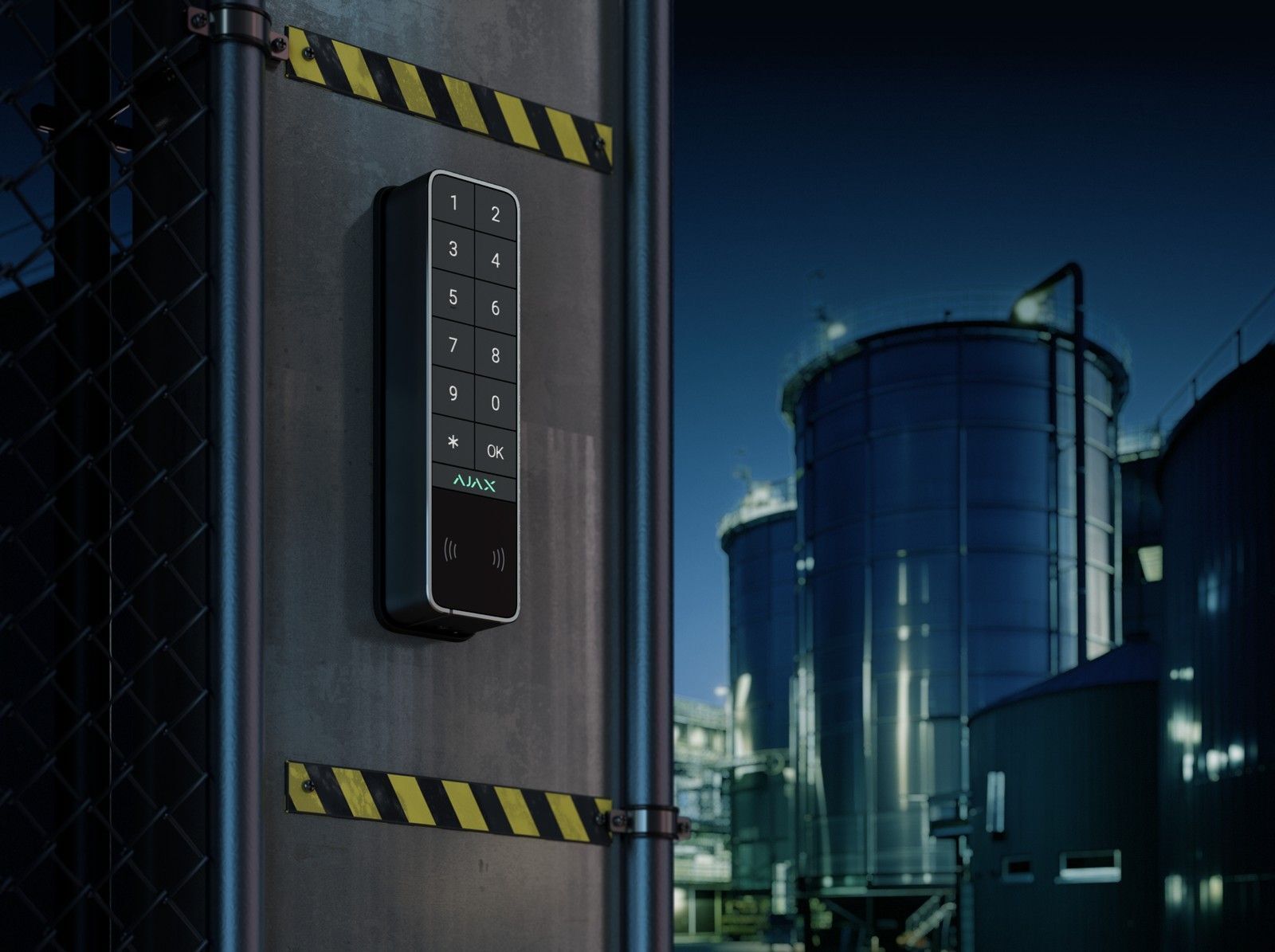 Ajax KeyPad Outdoor Jeweller (8EU) ASP black