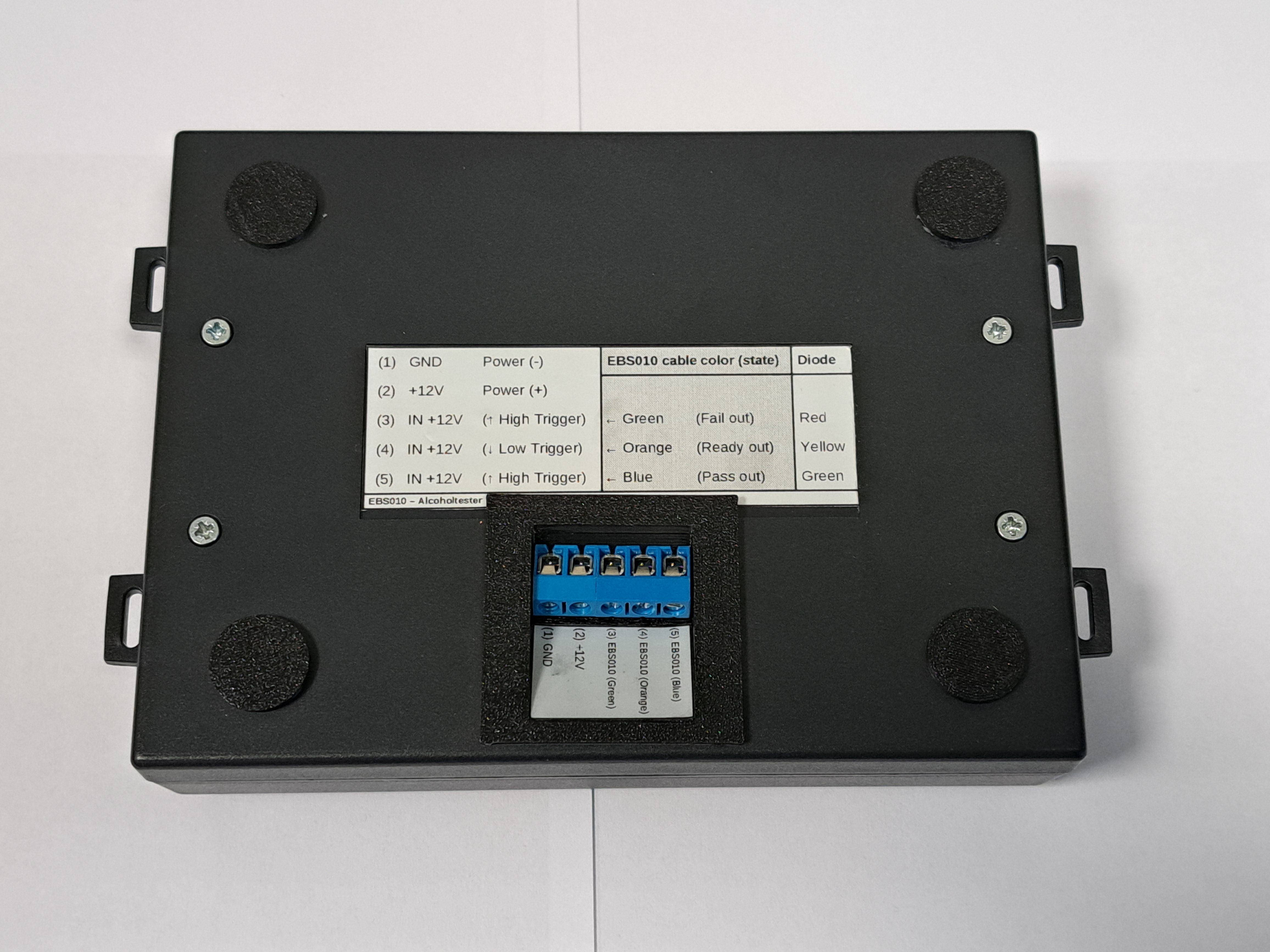 Signalizace k alkoholtesteru (3 diody)