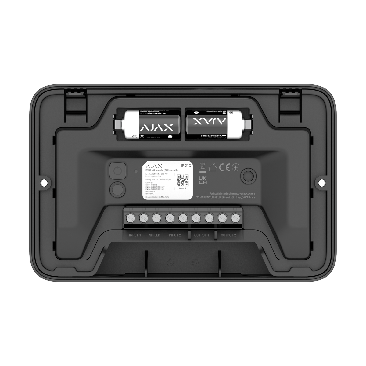 Ajax EN54 I/O Module (2X2), black