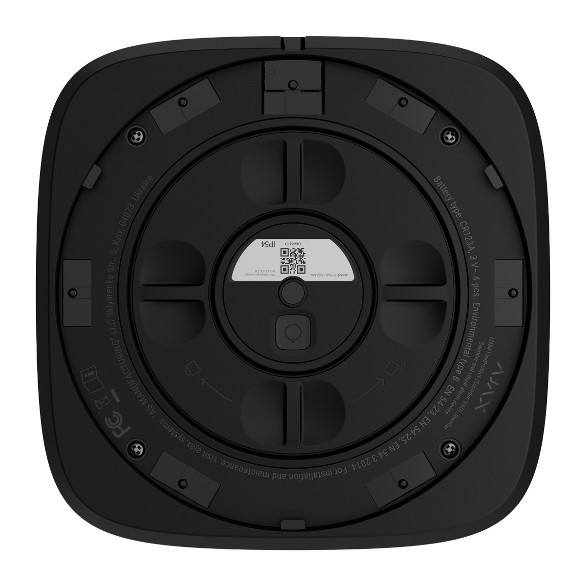 Ajax EN54 FireProtect (Sounder/VAD), black