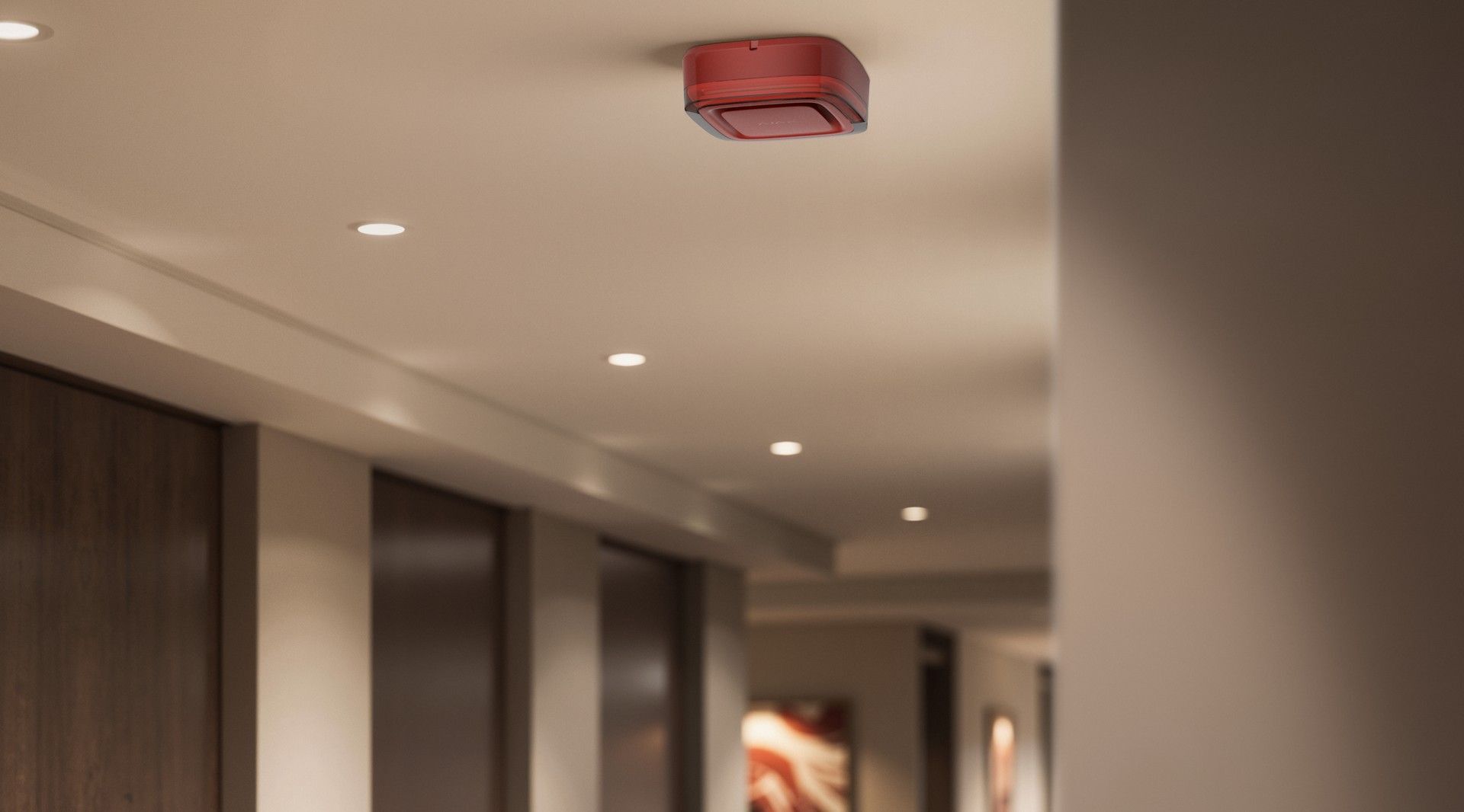 Ajax EN54 FireProtect (Sounder/VAD), red