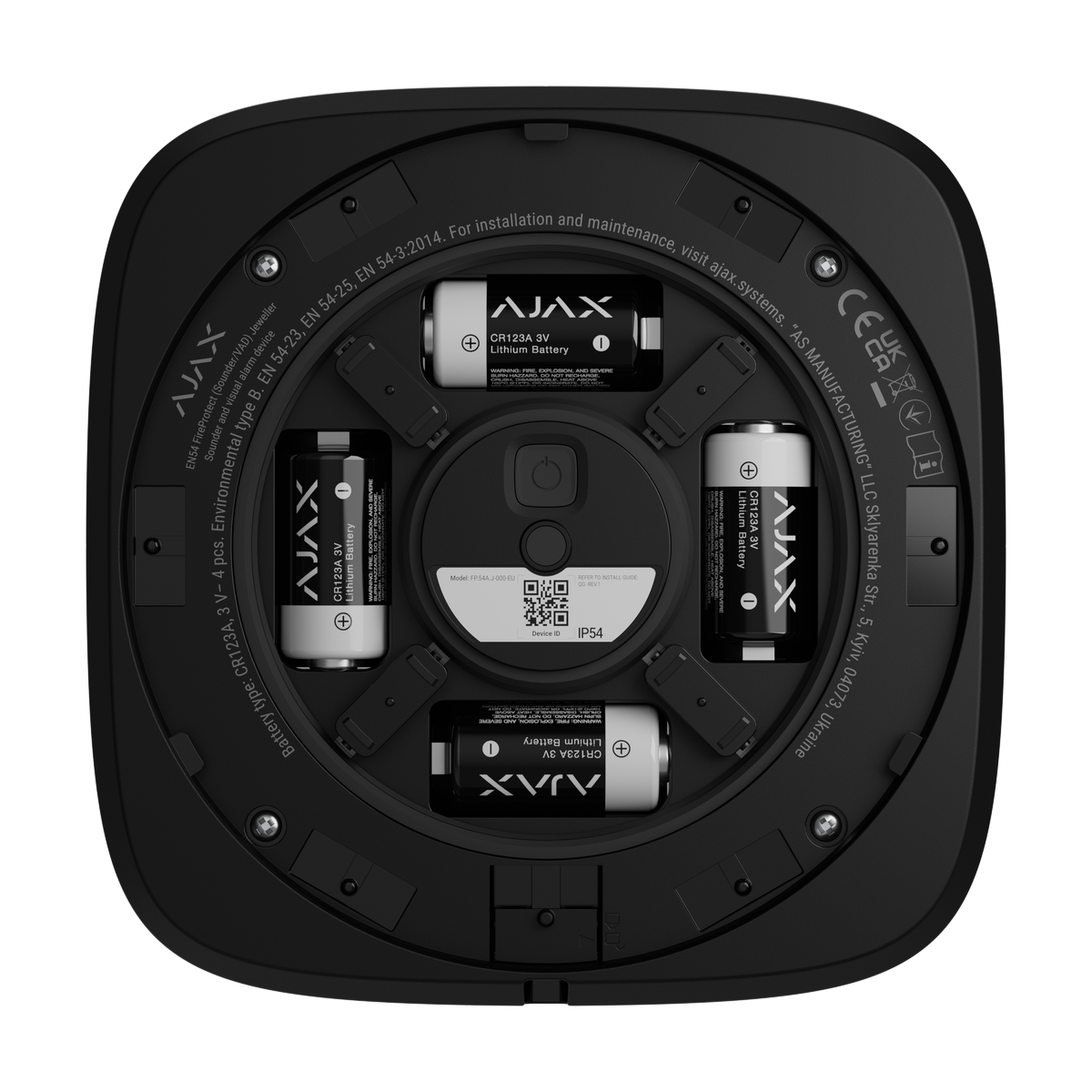 Ajax EN54 FireProtect (Sounder) (8EU) ASP black