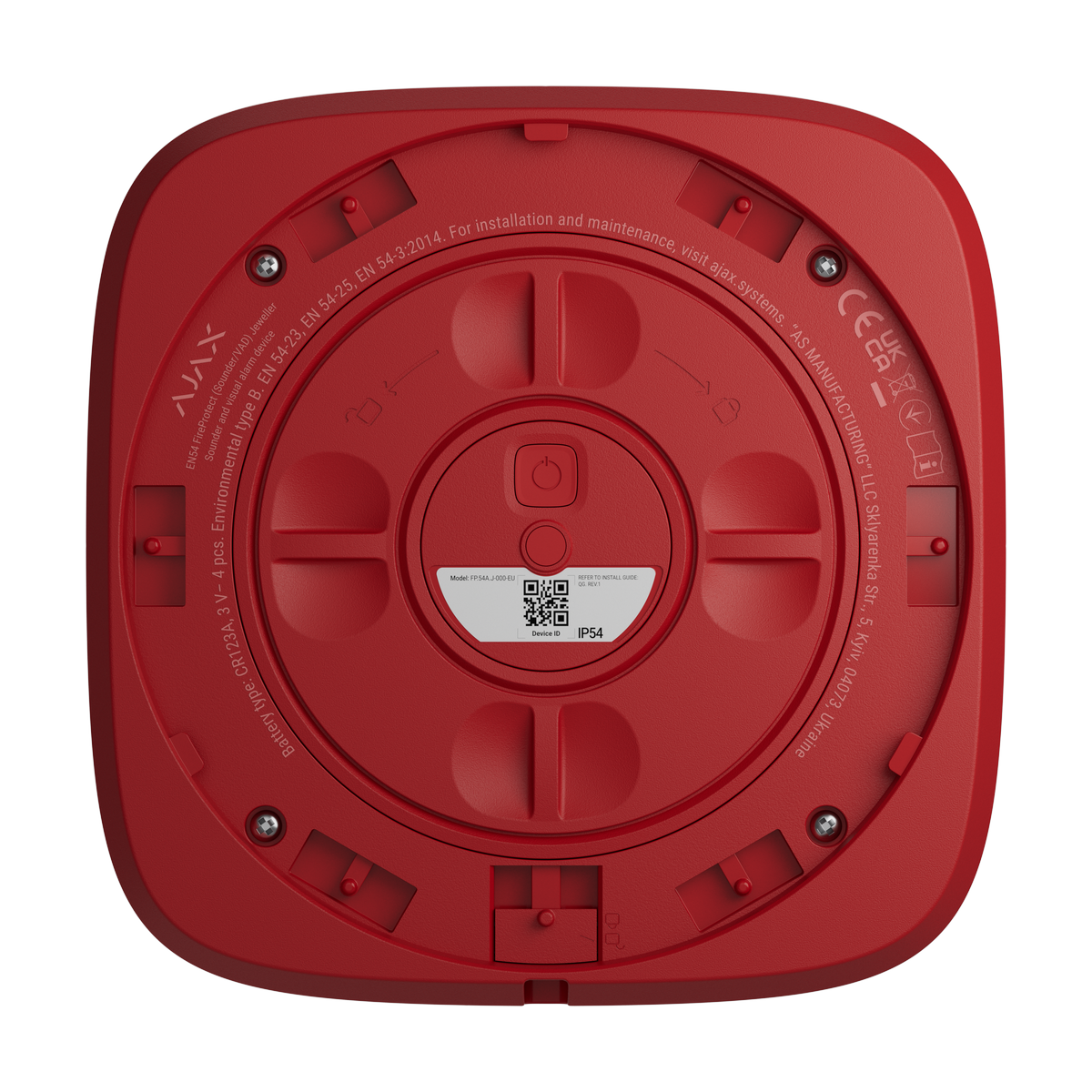 Ajax EN54 FireProtect (Sounder) (8EU) ASP red