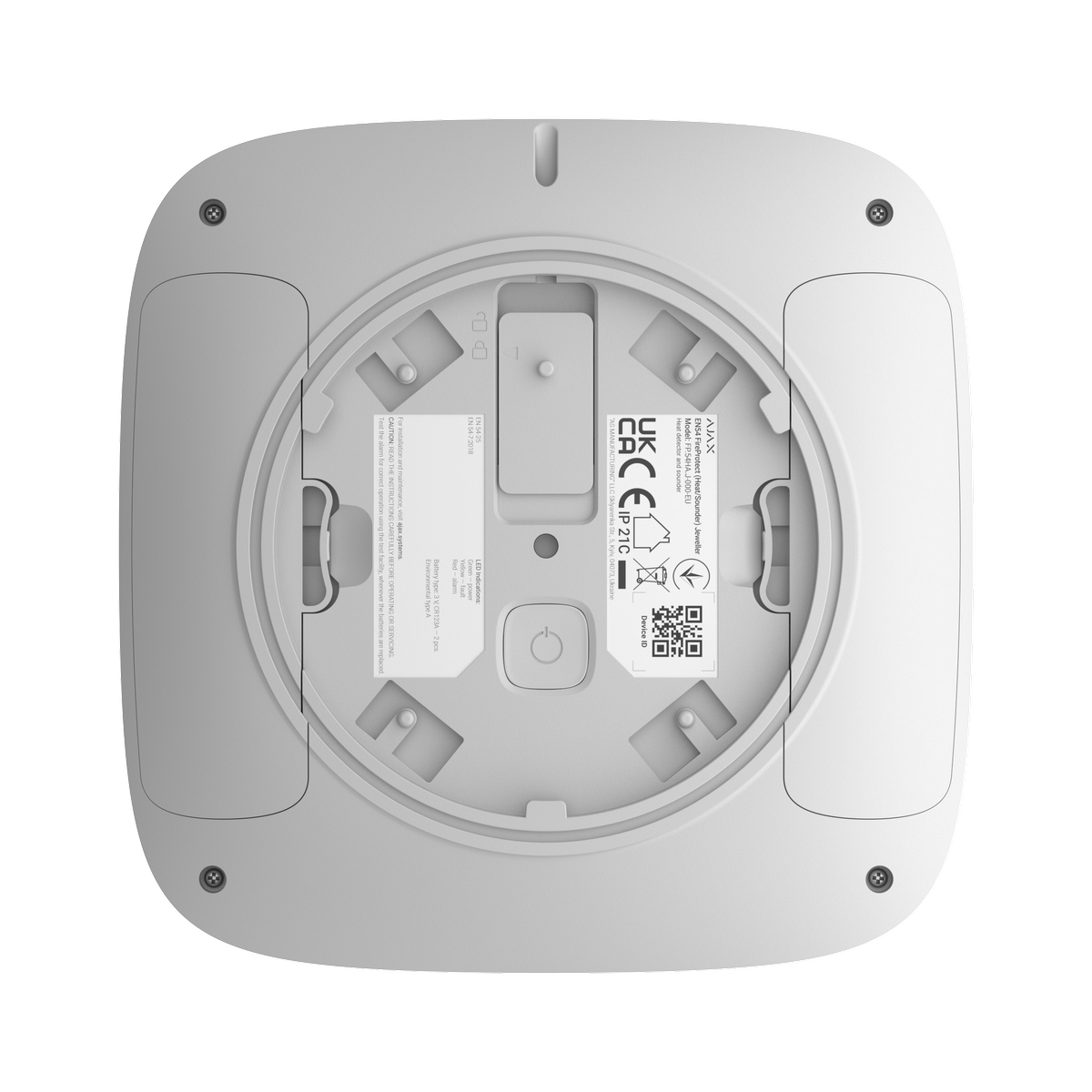 Ajax EN54 FireProtect (Heat/Sounder) (8EU) ASP white