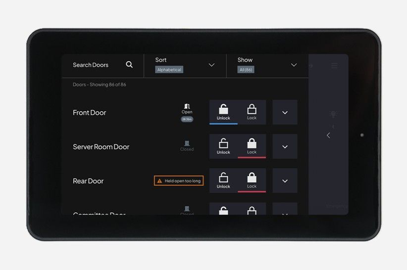 IR-S-TS7B 7" Touchscreen Black