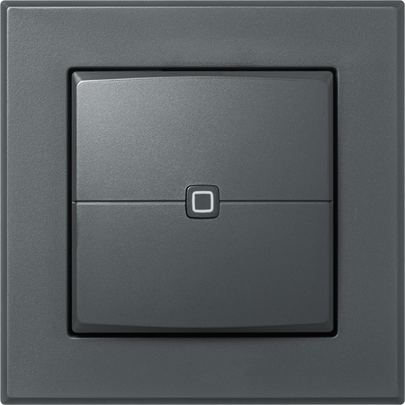 Homematic IP Wall-mount Remote Control – 2 buttons, anthracite - HmIP-WRC2-A-2