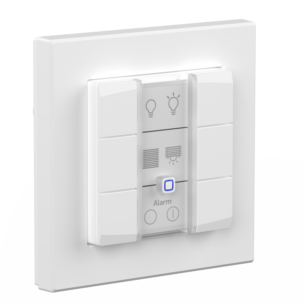 Homematic IP Wall-mounted Remote Control - 6 Buttons, 230 V - HmIP-WRC6-230