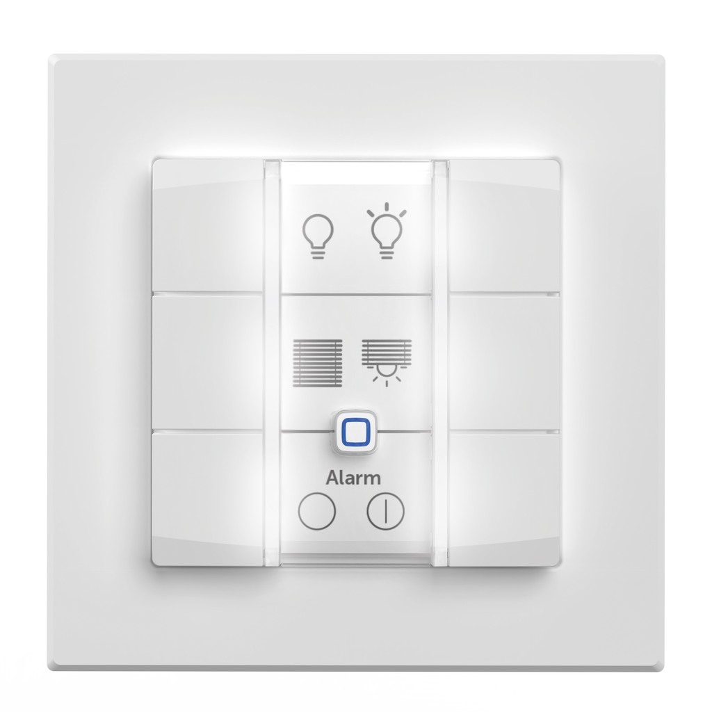 Homematic IP Wall-mounted Remote Control - 6 Buttons, 230 V - HmIP-WRC6-230