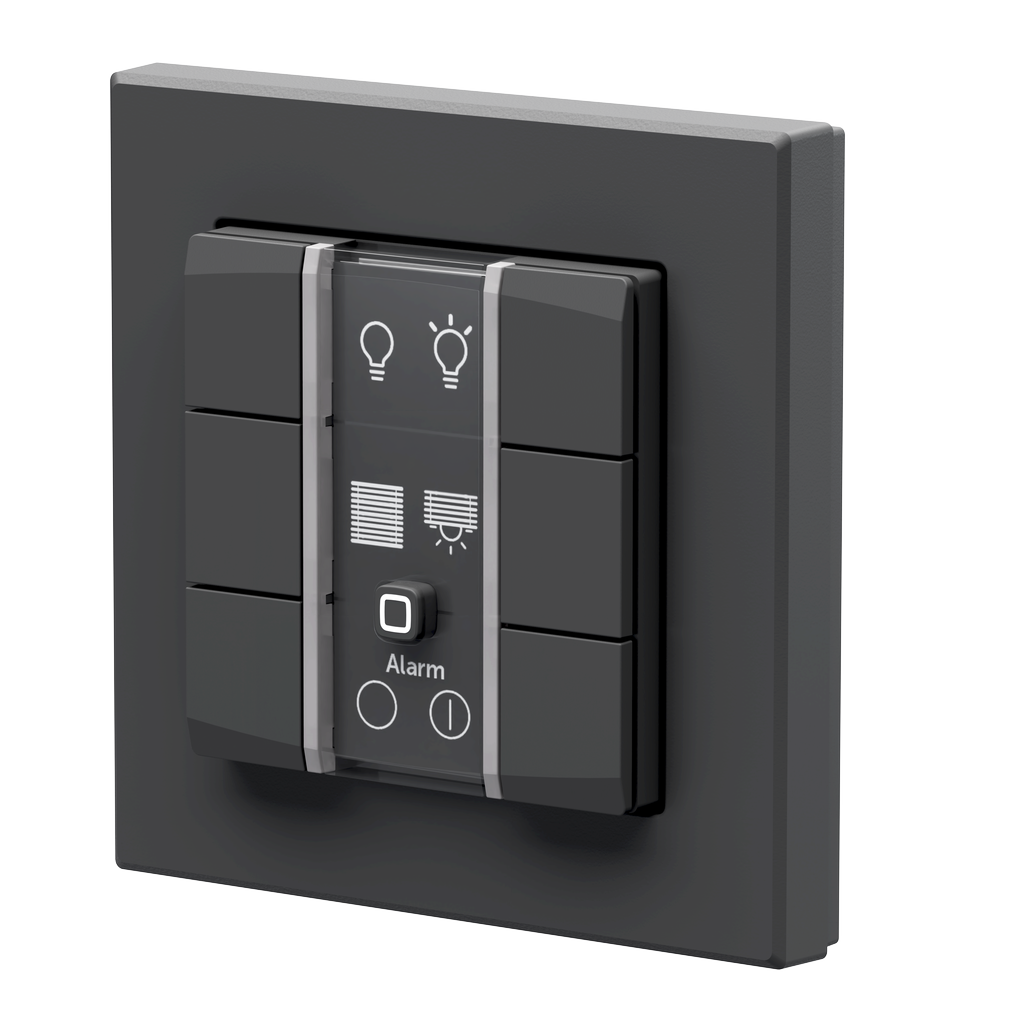 Homematic IP Wall-mounted Remote Control - 6 Buttons, 230 V, anthracite - HmIP-WRC6-230-A