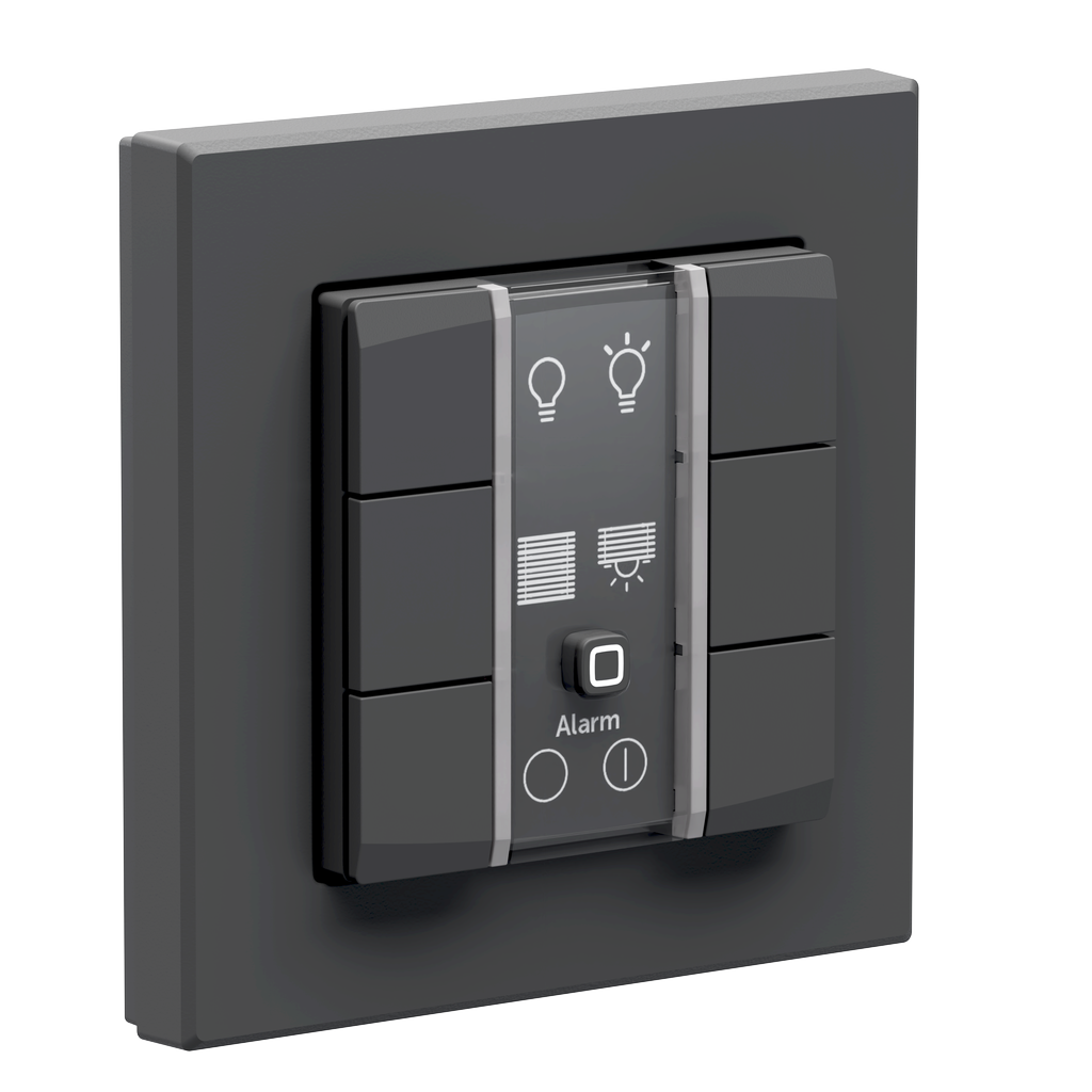 Homematic IP Wall-mounted Remote Control - 6 Buttons, 230 V, anthracite - HmIP-WRC6-230-A
