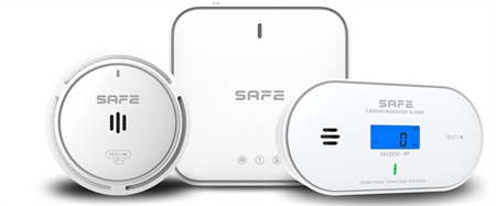 SET FIRE &amp; CO - 1x SAFE50HUB-WRF, 1x SAFE10Y30-RF, 1x SAFE10YDCO-RF