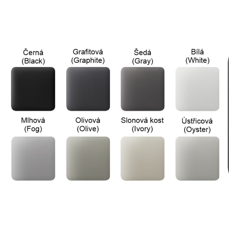 Ajax SoloButton (1-gang/2-way) white